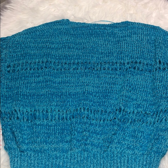 FREE PEOPLE Coconut Loose-Weave V-Neck Sweater - Picture 8 of 10